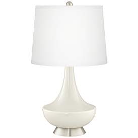 Image2 of West Highland White Gillan Glass Table Lamp with Dimmer