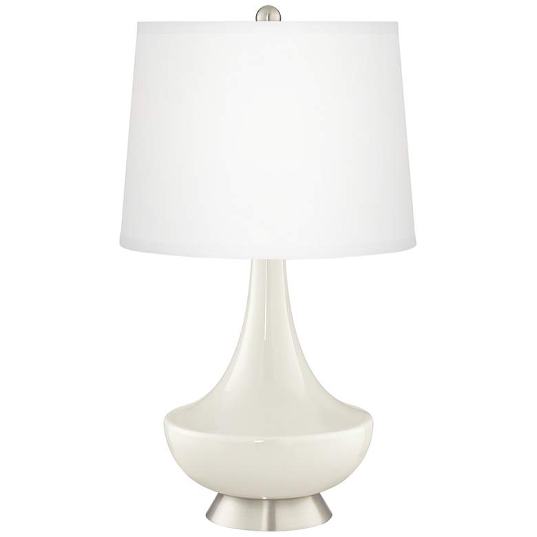 Image 2 West Highland White Gillan Glass Table Lamp with Dimmer