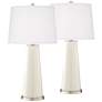 West Highland White Leo Table Lamp Set of 2 with Dimmers