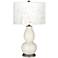 West Highland White Mosaic Giclee Double Gourd Table Lamp