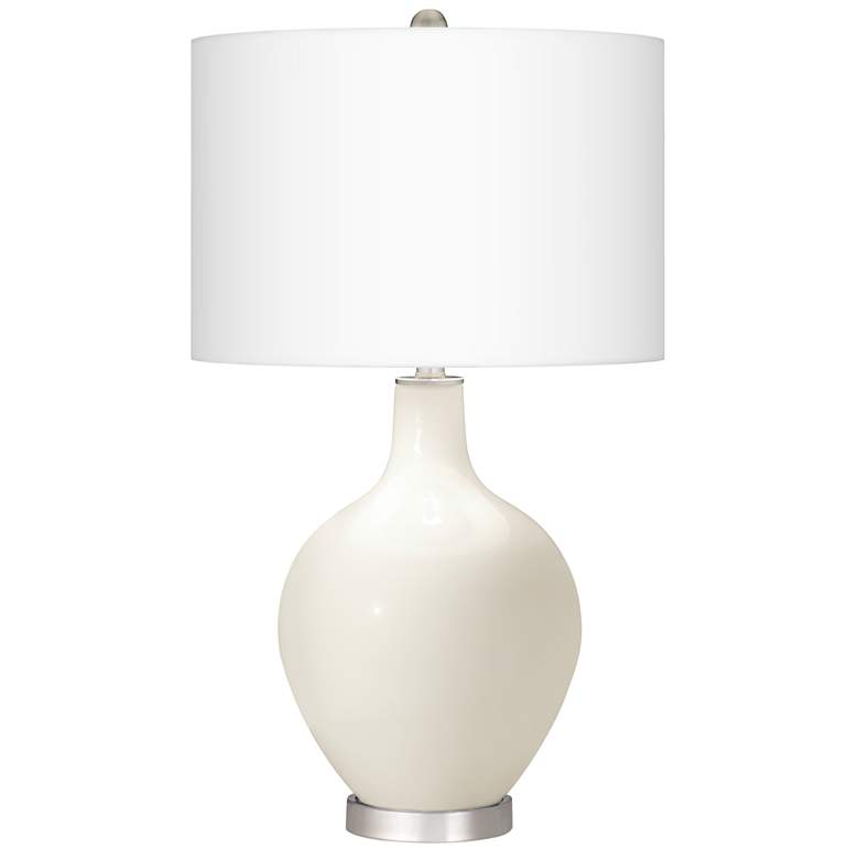 Image 2 West Highland White Ovo Table Lamp With Dimmer