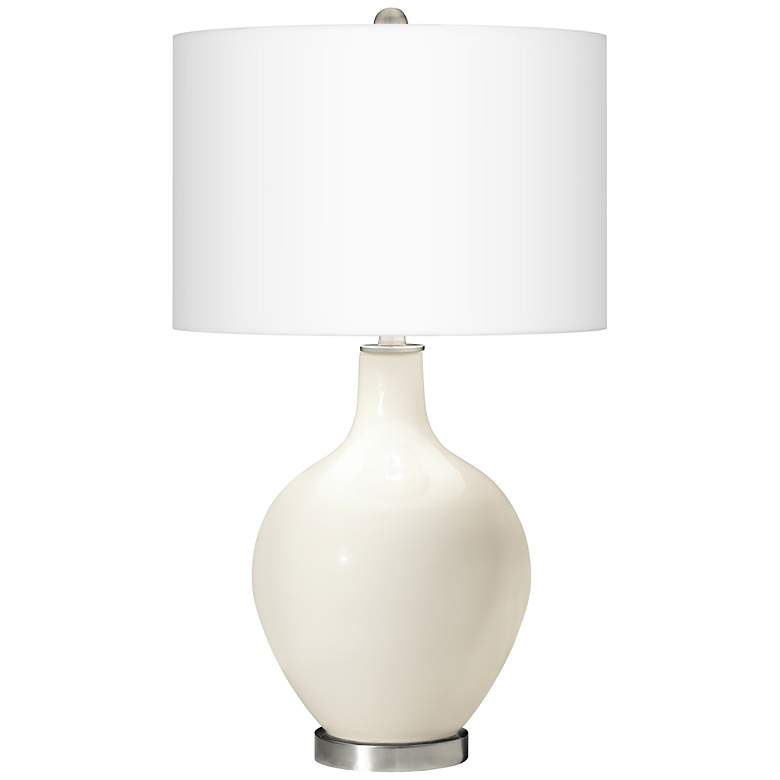 Image 3 West Highland White Ovo Table Lamp with USB Workstation Base more views