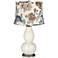 West Highland White Paisley Print Shade Double Gourd Table Lamp