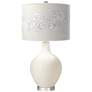 West Highland White Rose Bouquet Ovo Table Lamp