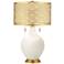 West Highland White Toby Brass Metal Shade Table Lamp