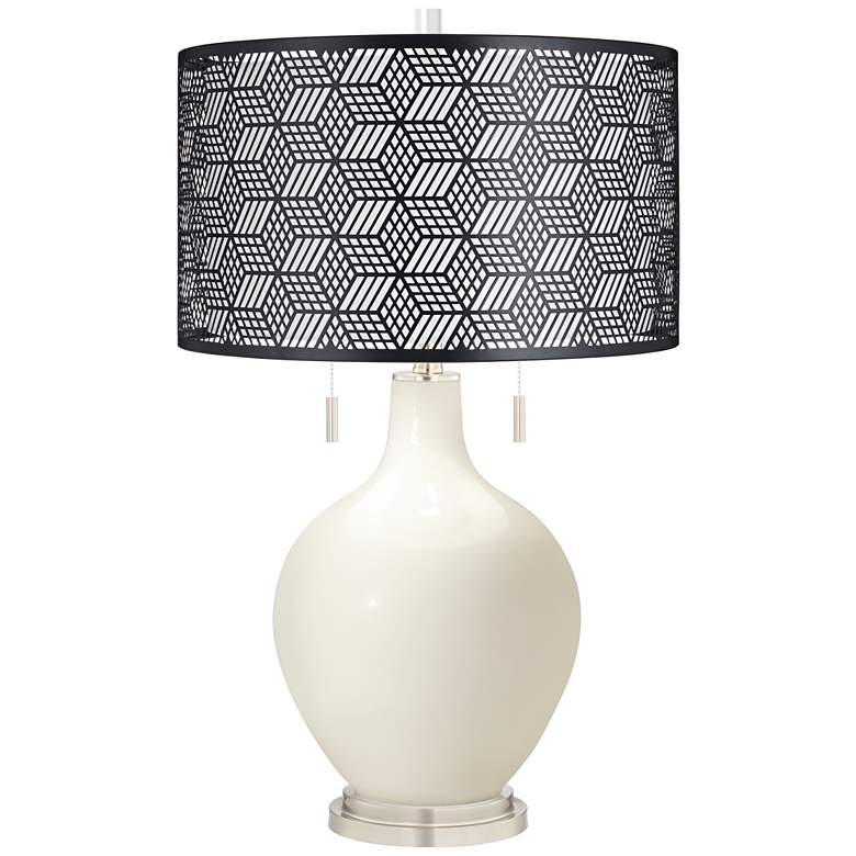 Image 1 West Highland White Toby Table Lamp With Black Metal Shade