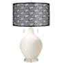 West Highland White Toby Table Lamp With Black Metal Shade