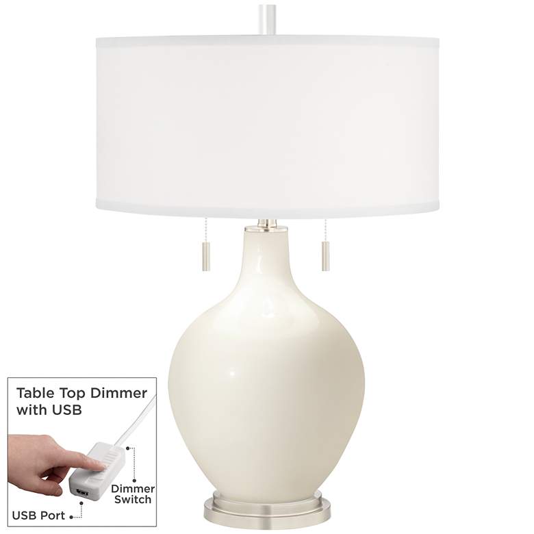 Image 1 West Highland White Toby Table Lamp with Dimmer