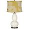 West Highland Yellow Drum Shade Double Gourd Table Lamp
