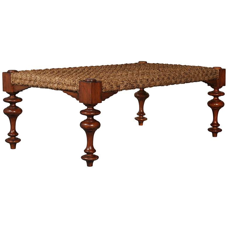 Image 1 West Indies Kubu Woven Natural Wicker Coffee Table