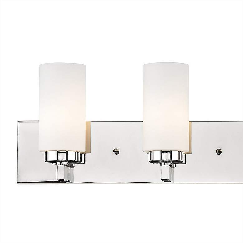 Image 4 West Lake 35" Wide Polished Chrome 5-Light Bath Light more views