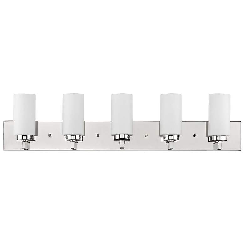 Image 5 West Lake 35" Wide Polished Chrome 5-Light Bath Light more views
