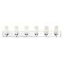 Thumbnail4 of West Lake 47" Wide Polished Chrome 6-Light Bath Light more views