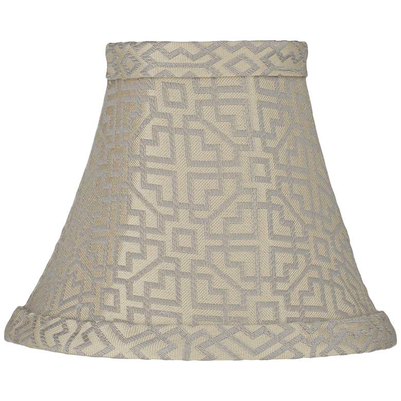 Image 1 West Lake Gray Lamp Shade 3x6x5 (Clip-On)