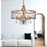 3_West Liberty 24" Wide Olympus Gold 6-Light Chandelier more views