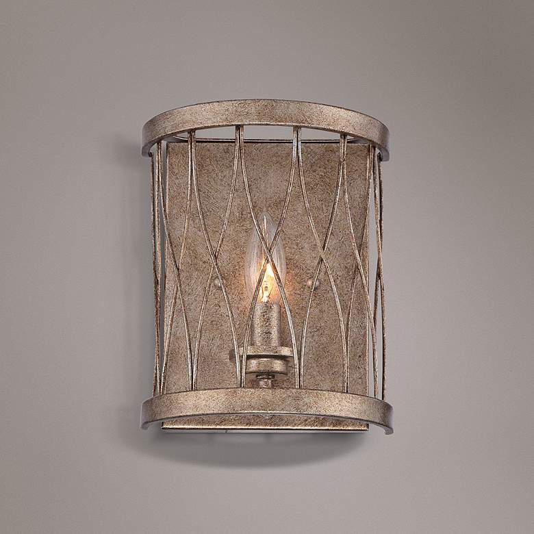 Image 1 West Liberty 9 inch High Olympus Gold 1-Light Wall Sconce