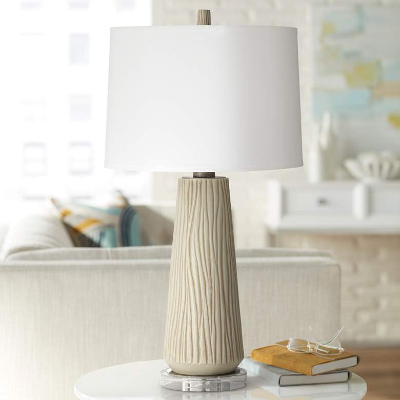 Image 1 West Oak Rustic Modern Table Lamp