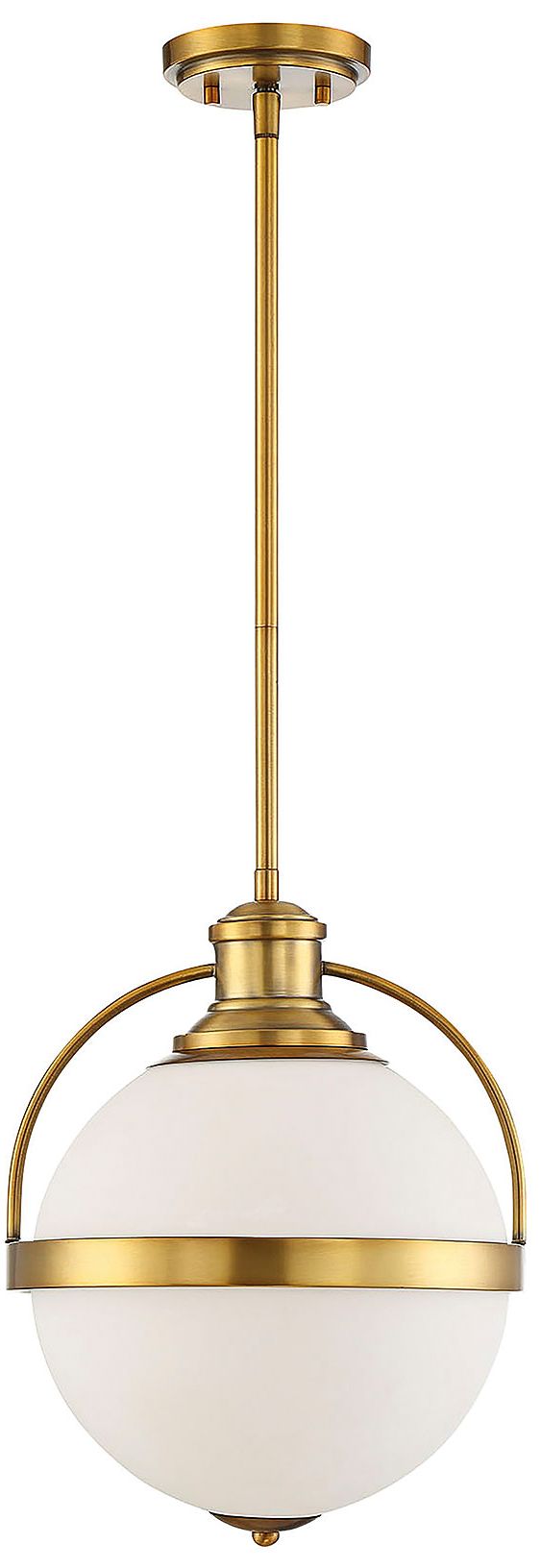 Image 2 Westbourne 1-Light Pendant in Warm Brass more views