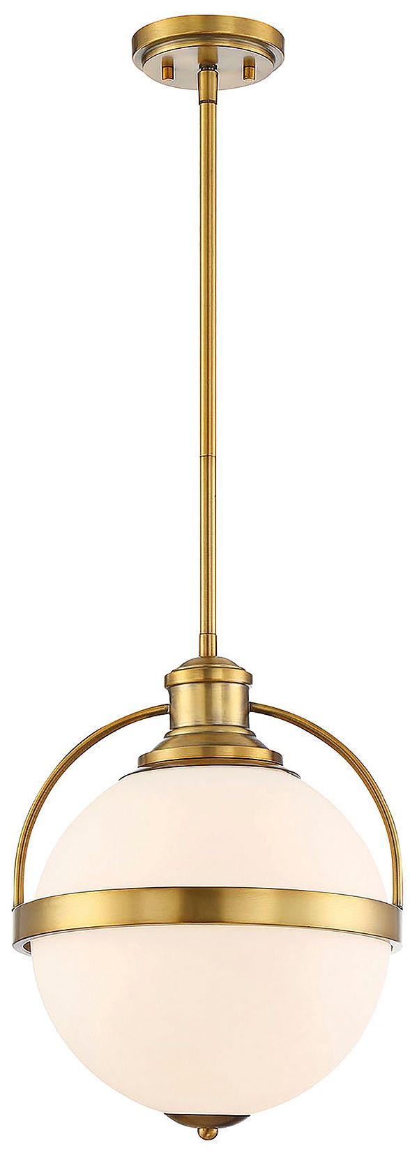 Image 3 Westbourne 1-Light Pendant in Warm Brass more views
