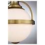 6_Westbourne 12 3/4" Wide Warm Brass Globe Pendant Light more views