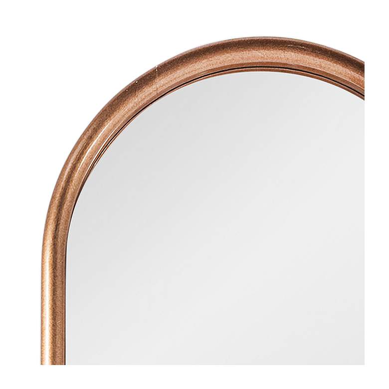 Image 2 Westbury Antique Gold 18 inch x 72 inch Oval Wall Mirror more views