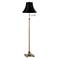 Westbury Black and Brass Adjustable Swing Arm Floor Lamp