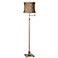 Westbury Brown Moroccan Tile Brass Swing Arm Floor Lamp