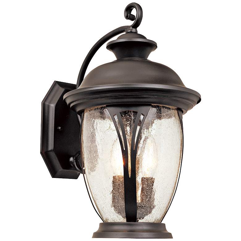 Image 1 Westchester 16" High Curved Bronze Outdoor Wall Light