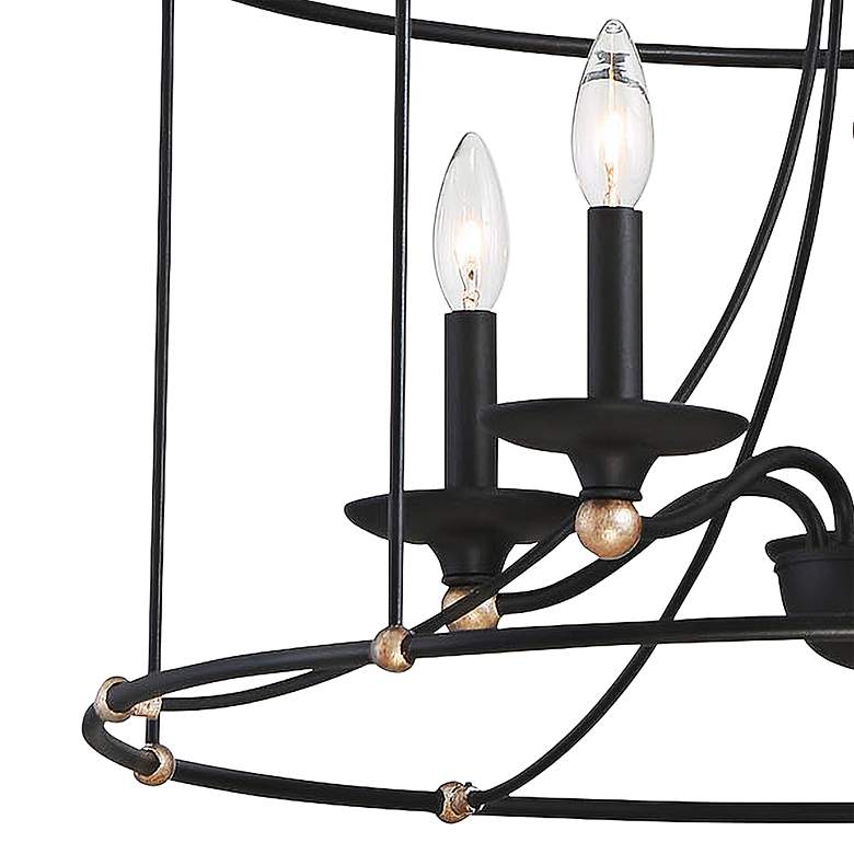 Image 2 Westchester County 25" Wide Sand Coal 5-Light Chandelier more views