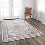 Westchester WES855 5&#39;3"x7&#39;6" Gray and Orange Area Rug