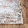 Westchester WES858 5&#39;3"x7&#39;6" Gray and Orange Area Rug