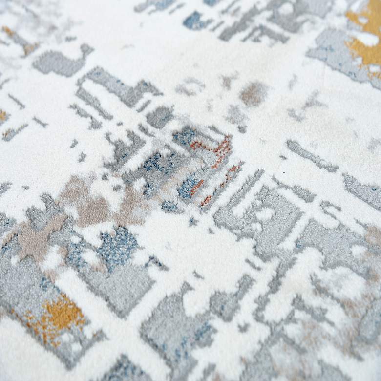 Image 3 Westchester WES862 5'3"x7'6" Ivory and Orange Area Rug more views