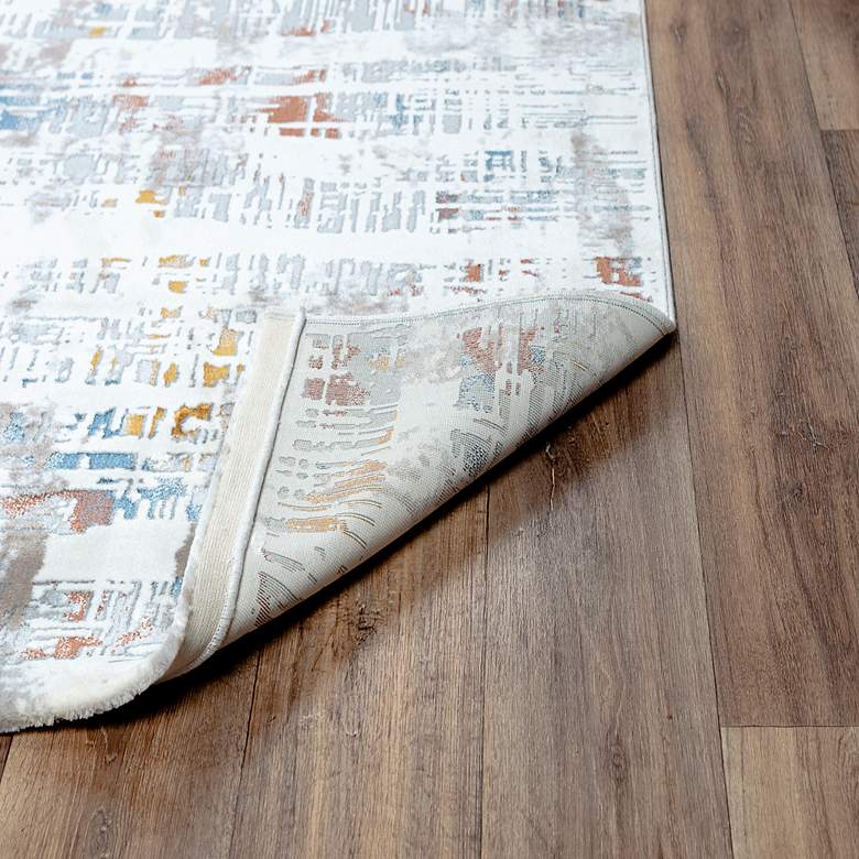 Image 7 Westchester WES862 5'3"x7'6" Ivory and Orange Area Rug more views