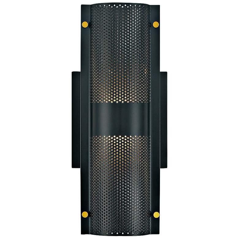 Image 1 Westcliffe 12" High Black 2-Light LED Outdoor Wall Light