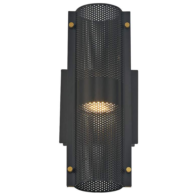 Image 4 Westcliffe 12" High Black 2-Light LED Outdoor Wall Light more views