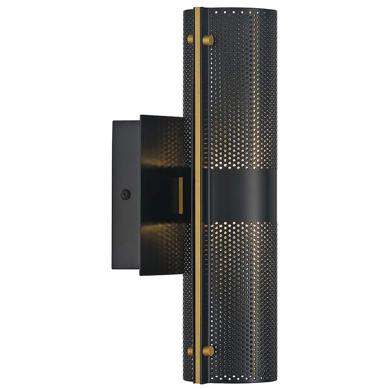 Image 6 Westcliffe 12" High Black 2-Light LED Outdoor Wall Light more views