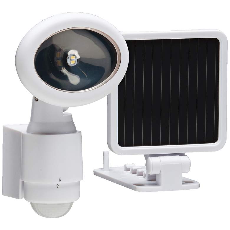 Image 1 Westdale White Solar Powered LED Security Light