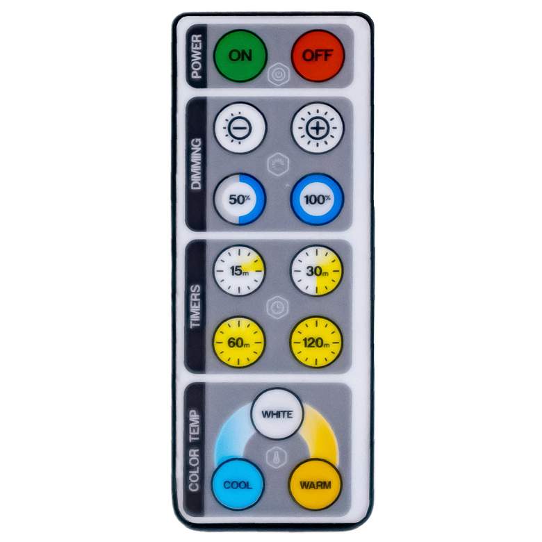Image 4 Westek 10 1/4" Wide White LED Bar Light with Wireless Remote more views