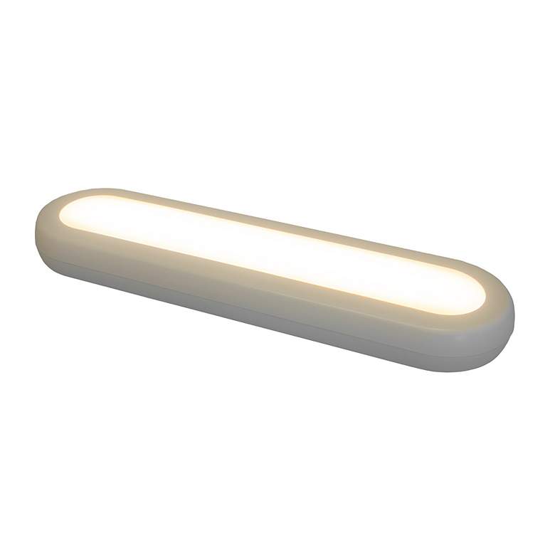 Image 7 Westek 10 1/4"W White LED Color-Changing Bar Light w/ Remote more views