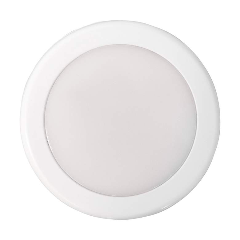 Image 2 Westek 3 1/4"W White LED Puck Lights Set of 3 with Remote more views
