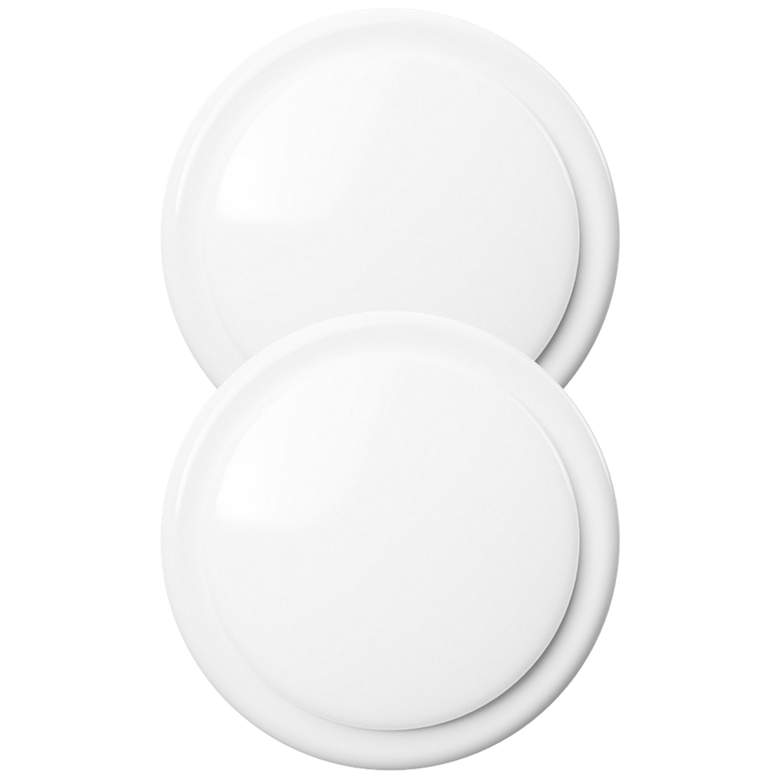 Image 1 Westek 4" Wide White LED Tap Utility Lights Set of 2