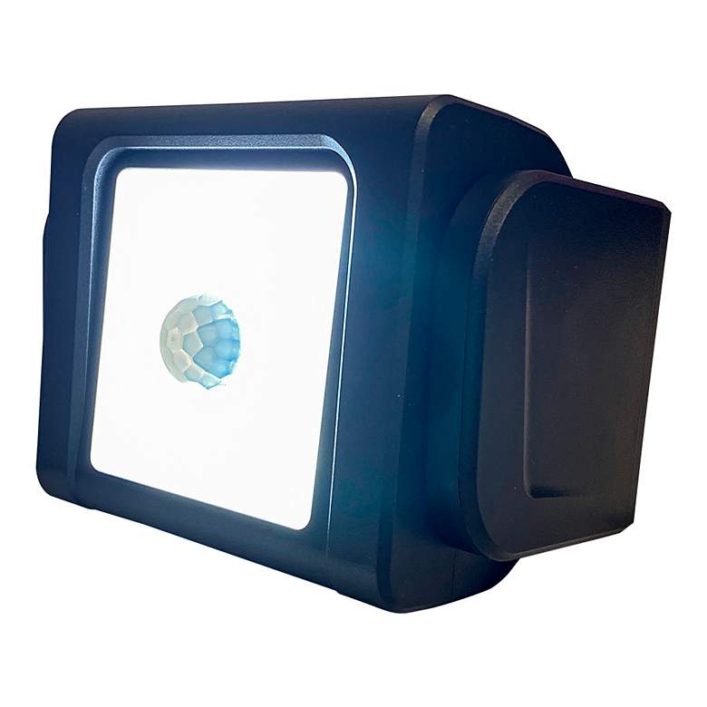Image 2 Westek 5 inch Wide Black Compact Motion LED Security Light more views