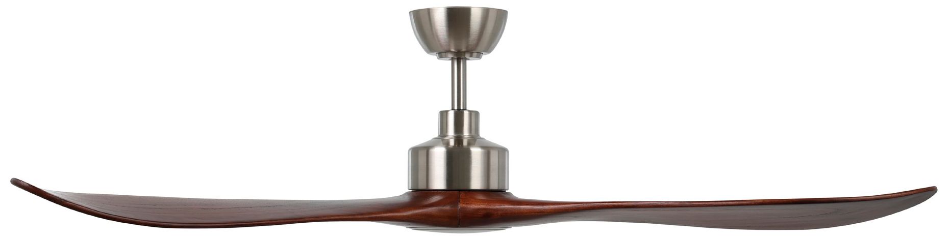 Image 2 Westerly 60" 3 Blade 5 Speed Nickel Ceiling Fan w/ Acacia Blades more views