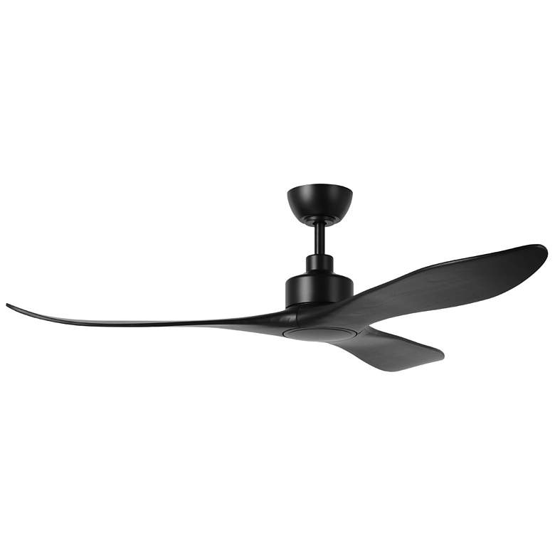 Image 1 Westerly 60" 3-Blade Fan with 5 Speed Remote Black Blades/Black Accent