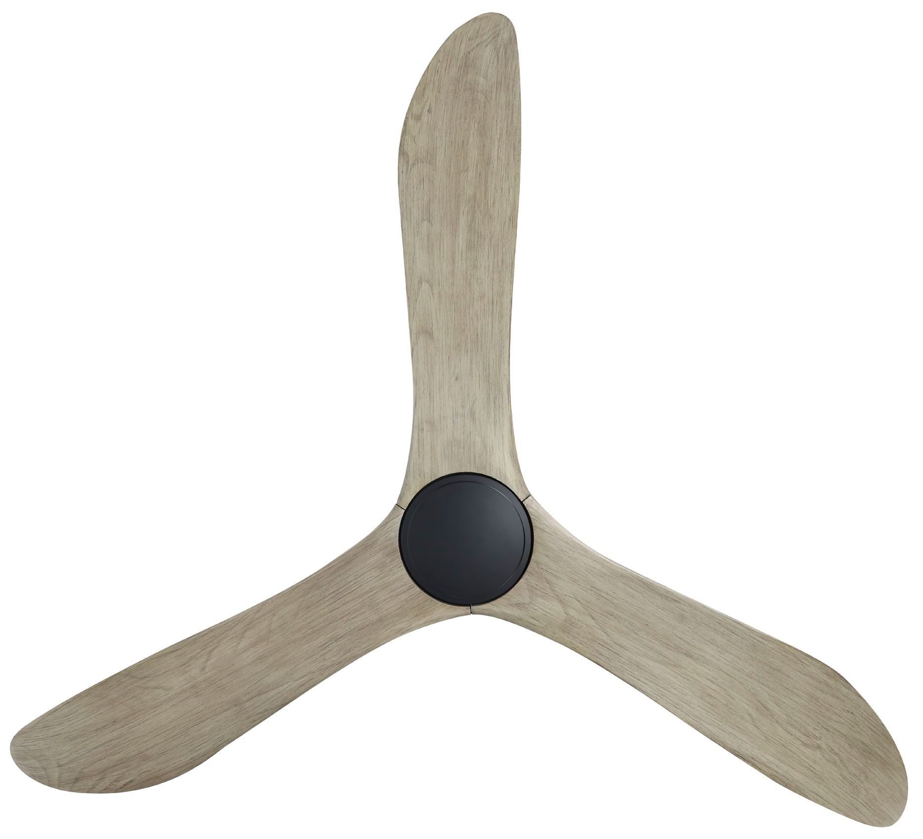 Image 3 Westerly 60" 3-Blade Fan with 5 Speed Remote Driftwood Blades/Black Ac more views