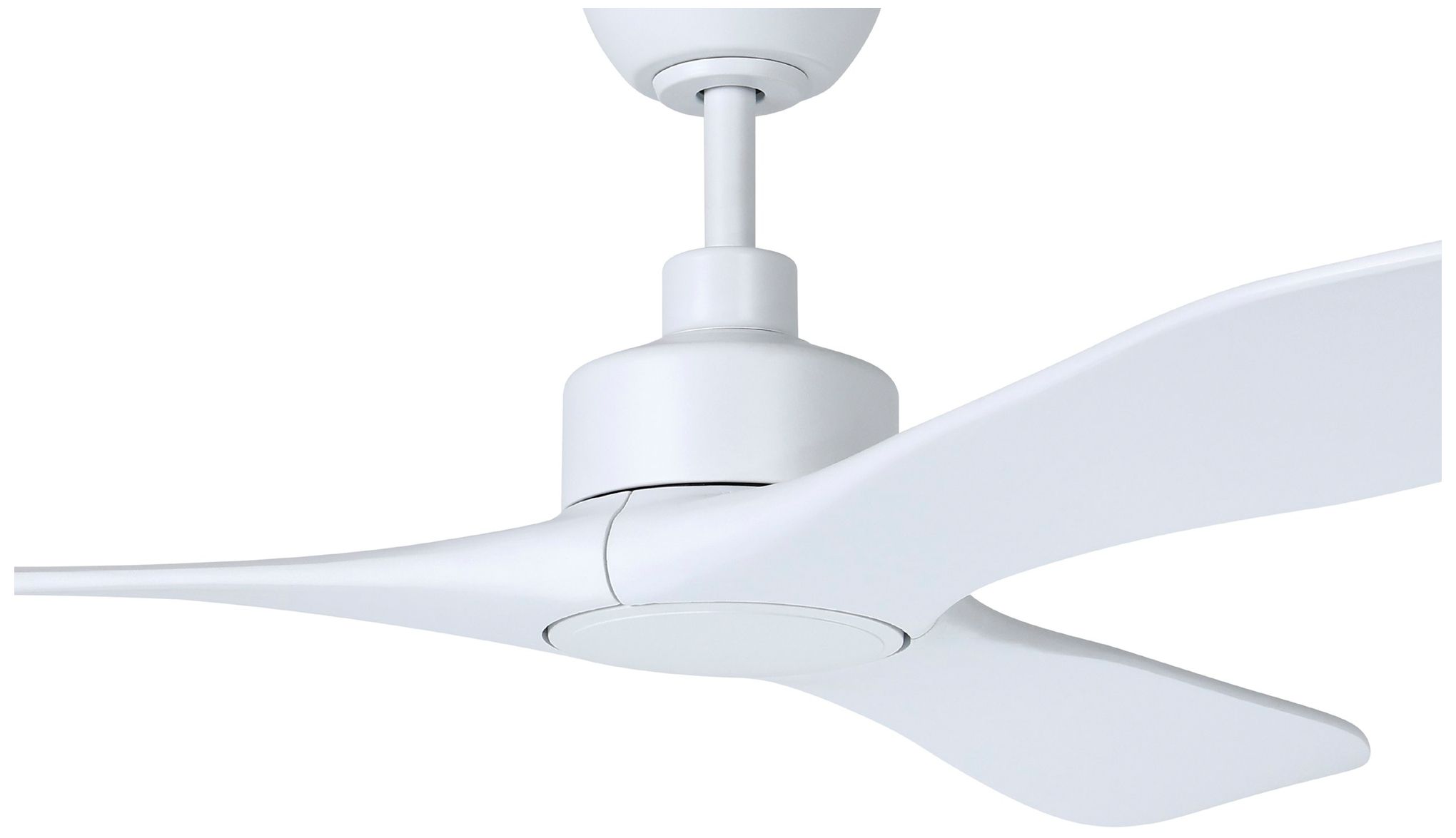 Image 2 Westerly 60" 3-Blade Fan with 5 Speed Remote White Blades/White Accent more views