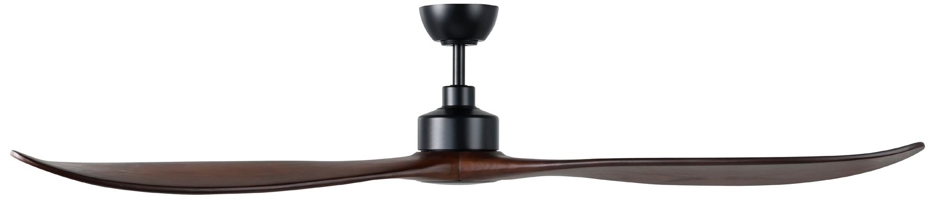 Image 4 Westerly 72" 3-Blade Fan with 5 Speed Remote Walnut Blades/Black Accen more views