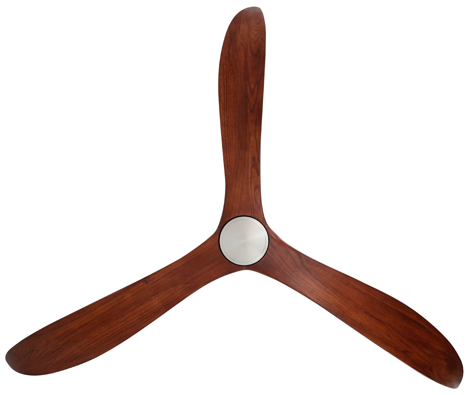 Image 3 Westerly 84" 3-Blade Fan w/ 5 Speed Remote Acacia Blades/Brushed Nicke more views