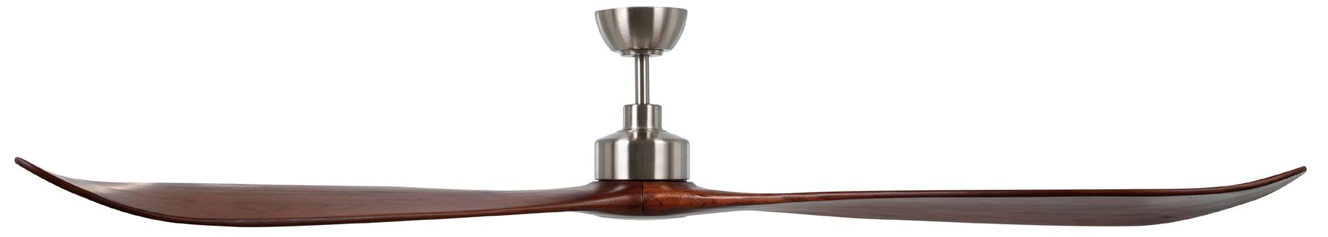 Image 4 Westerly 84" 3-Blade Fan w/ 5 Speed Remote Acacia Blades/Brushed Nicke more views