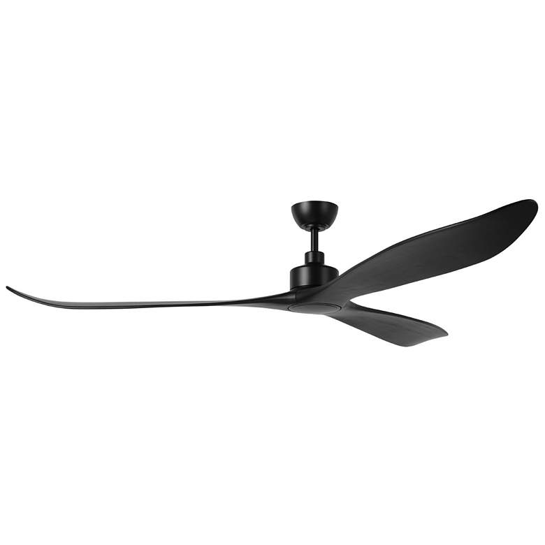 Image 1 Westerly 84" 3-Blade Fan with 5 Speed Remote Black Blades/Black Accent